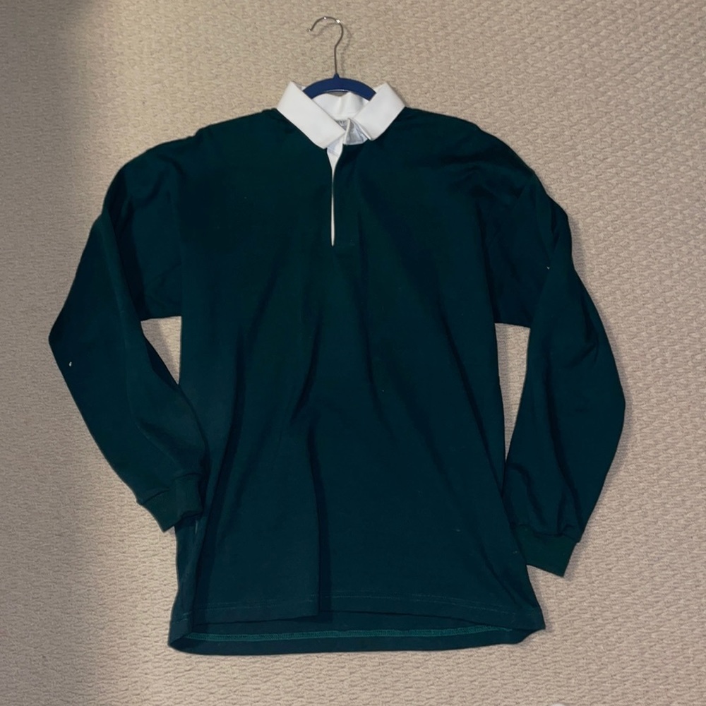 Columbia Knit Forest Green Rugby